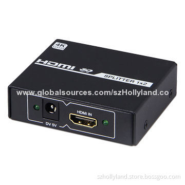 4K*2K HDMI Splitter, HDMI 1.4 1x2, HDCP and DVI Compatible